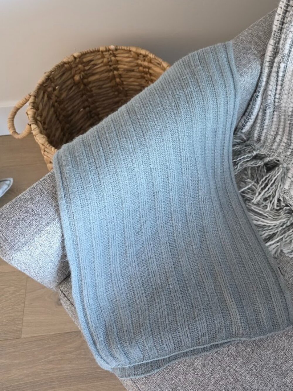 Light Blue Scarf
